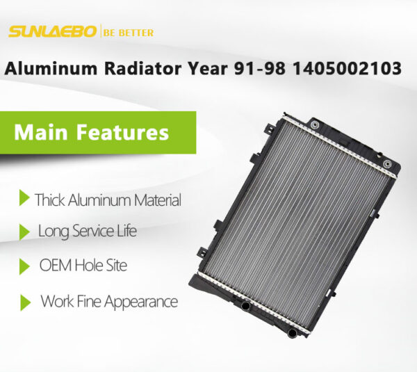 auto radiator for BENZ 1405002103