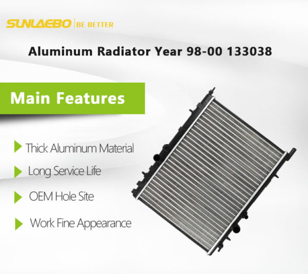 4 high performance radiator for car