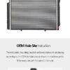 auto radiator for BENZ 1405002103